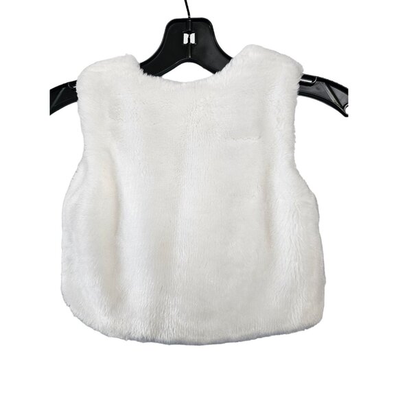 Childs White Fur Vest - Picture 4 of 4